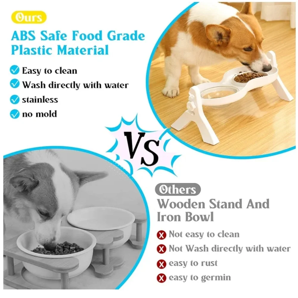 Elevated pet feeder